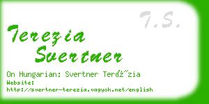 terezia svertner business card